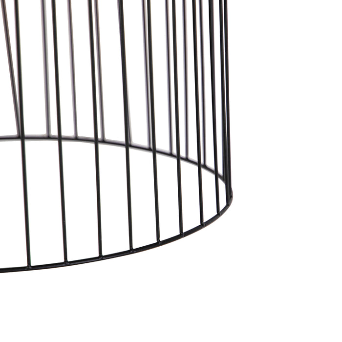 QAZQA Design hanglamp zwart - Wire Knock