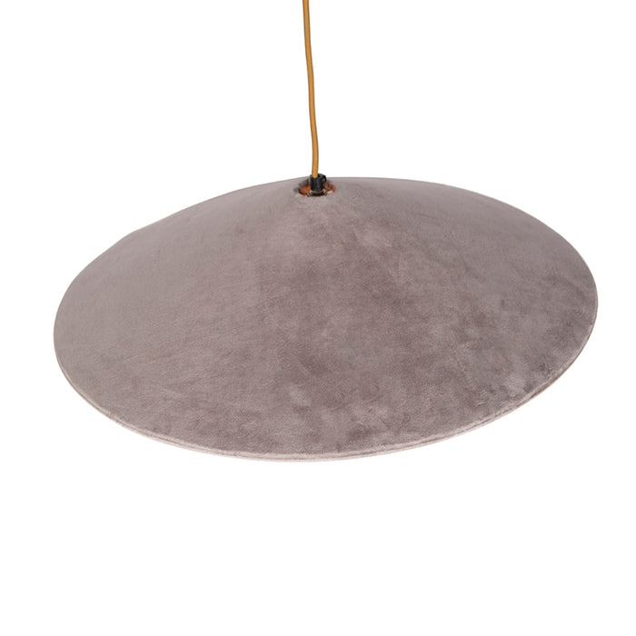 QAZQA Hanglamp frills - Beige - Landelijk | Rustiek - D 600mm