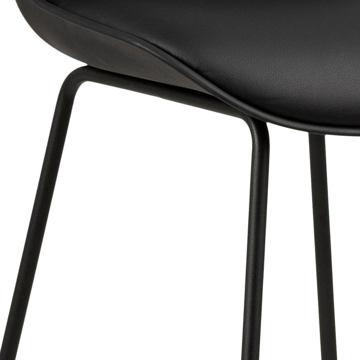 by fonQ basic Bele Barkruk Zwart - H 94 cm