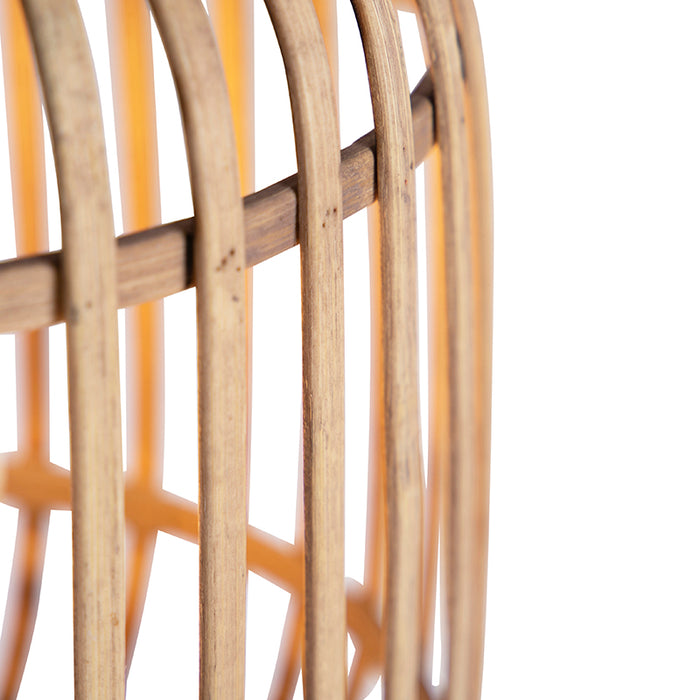 QAZQA Landelijke hanglamp rotan 3-lichts - Manila