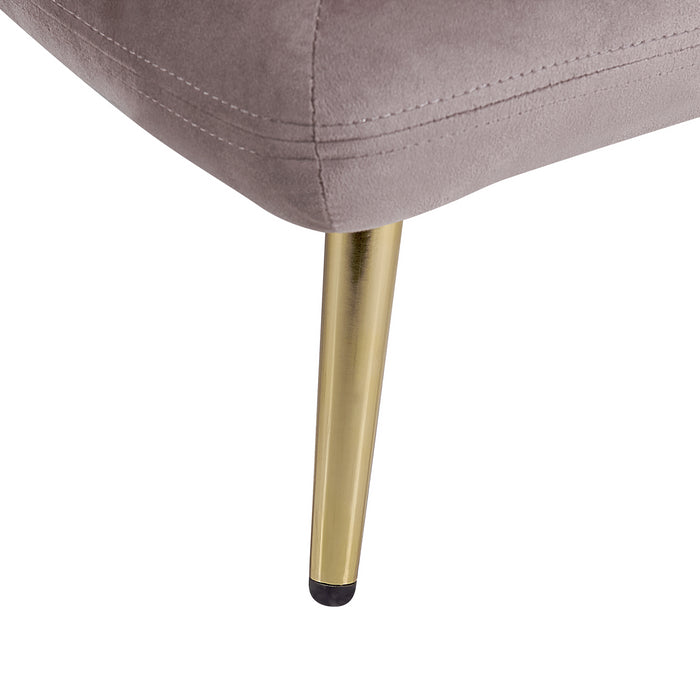 Beliani - GONESSE - Chaise longue - Taupe - Linkerzijde - Polyester