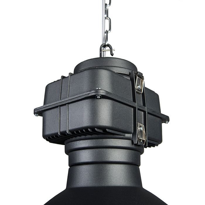 QAZQA Hanglamp sicko - Zwart - Industrieel - D 530mm