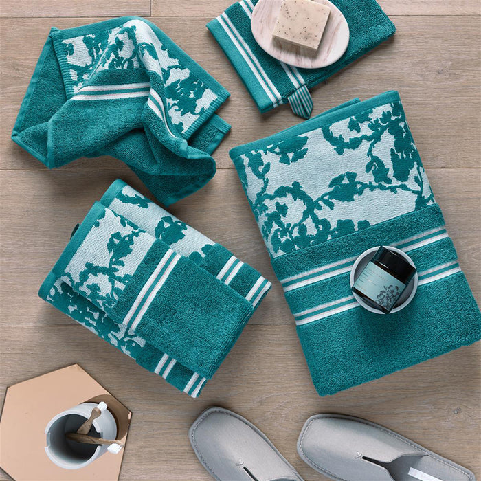 Beddinghouse x Van Gogh Museum Fleurir Handdoek 50 x 50 cm - Blauw