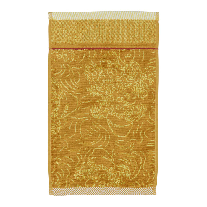 Beddinghouse x Van Gogh Museum Tournesol Gastendoek 30 x 50 cm - Set van 3 - Geel