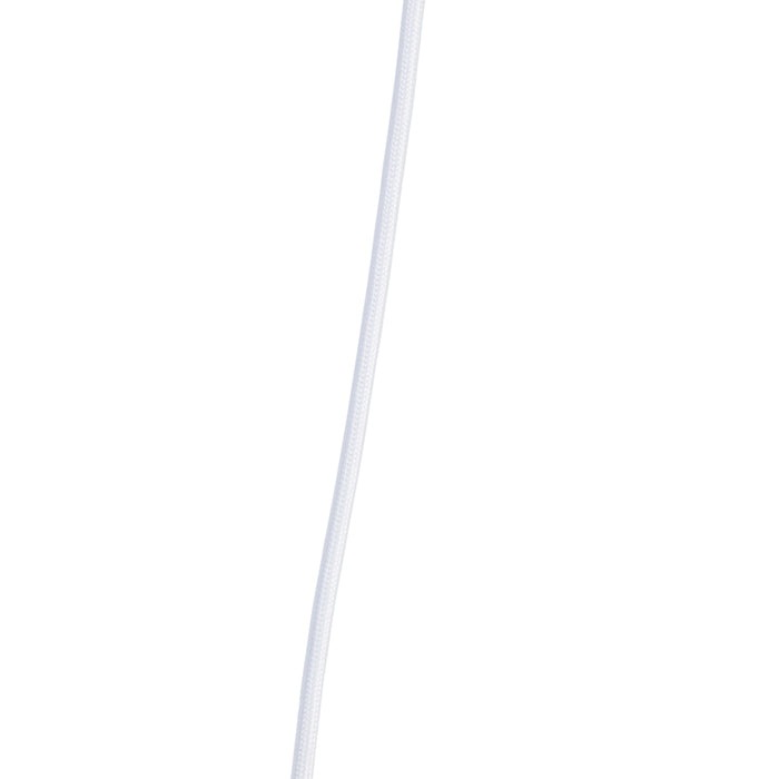 QAZQA Landelijke hanglamp wit 50 cm - Corda Flat