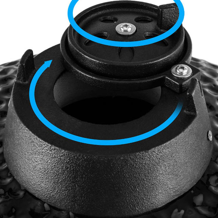 Patton Kamado Grill Keramische Barbecue Tafelmodel 16'' Ø 34 cm