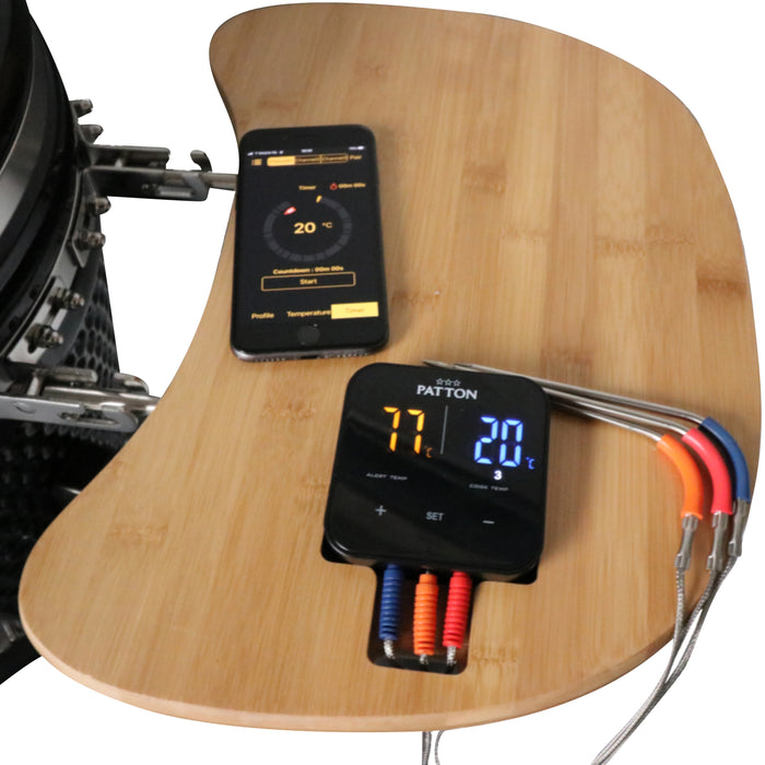 Patton Kamado Grill Keramische Barbecue 16" B 103 x D 60 cm