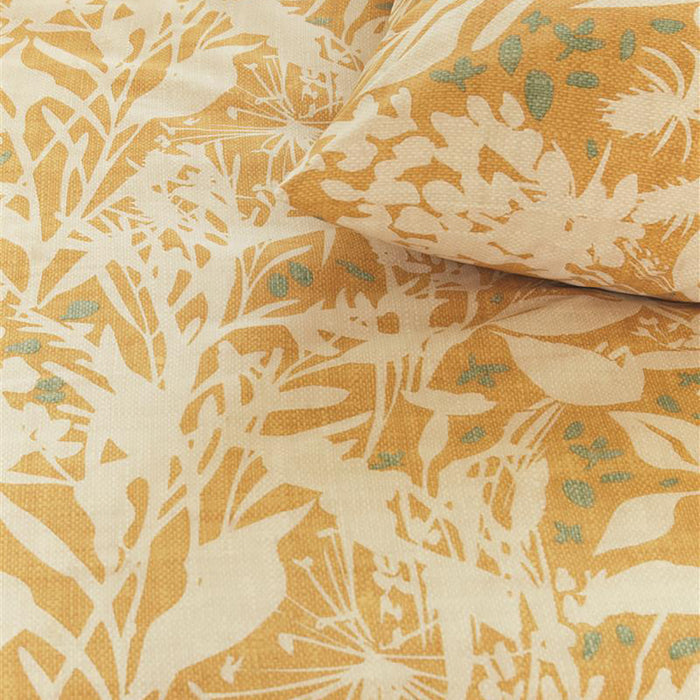 Ariadne at Home Botanical Dekbedovertrek 140 x 200/220 cm - Oker