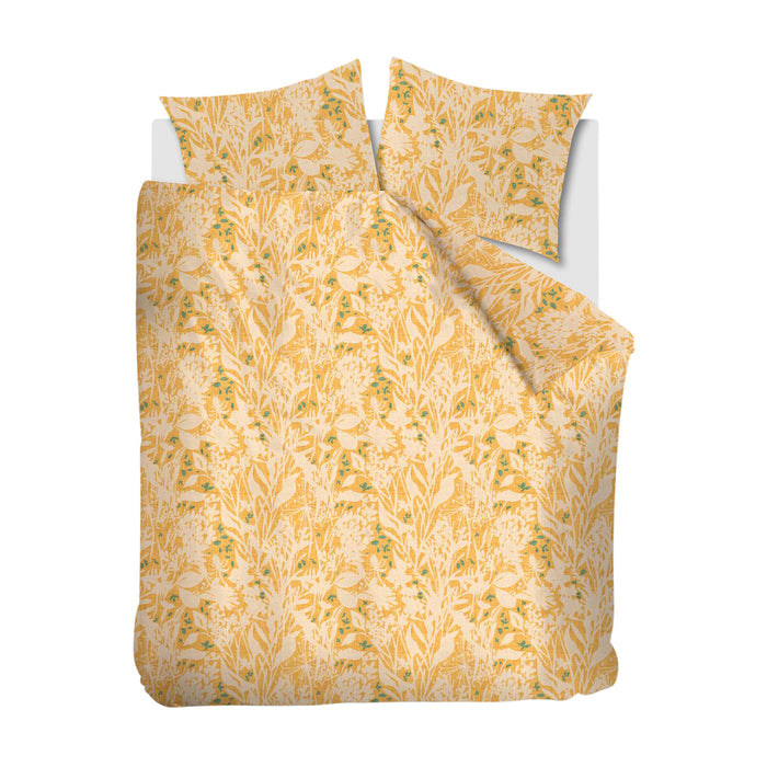 Ariadne at Home Botanical Dekbedovertrek 240 x 200/220 cm - Oker