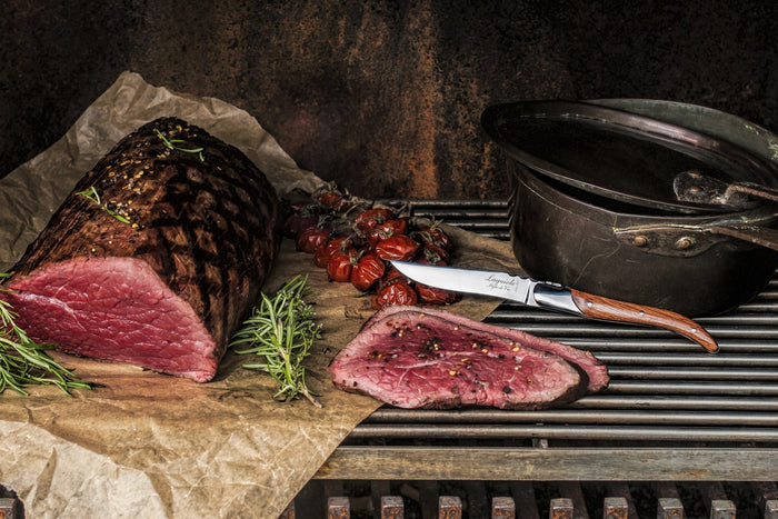 Laguiole Style de Vie Luxury Line steakmessen 6-delig, pakka rosewood