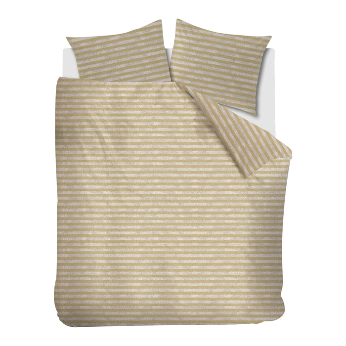 Ariadne at Home Knit Stripes Dekbedovertrek 200 x 200/220 cm - Naturel