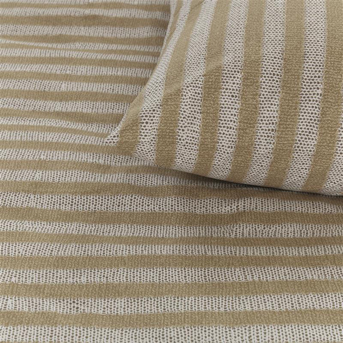 Ariadne at Home Knit Stripes Dekbedovertrek 240 x 200/220 cm - Naturel
