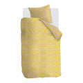 Ariadne at Home Knit Stripes Dekbedovertrek 140 x 200/220 cm - Geel