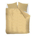 Ariadne at Home Knit Stripes Dekbedovertrek 240 x 200/220 cm - Geel