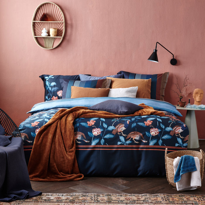 Vandyck Dark Flowers Dekbedovertrek 140 x 220 cm