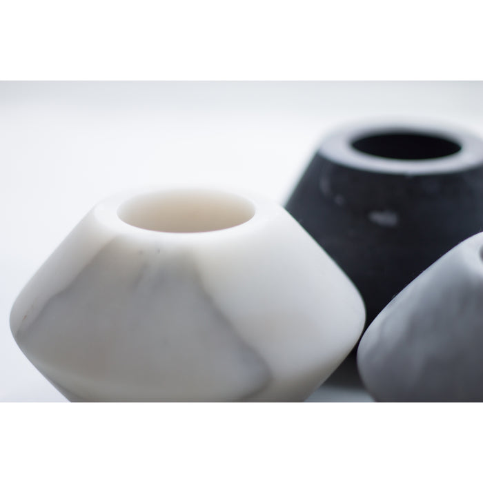 TAK Design - Marmer Theelicht Marmer Geo 12 x 7 cm