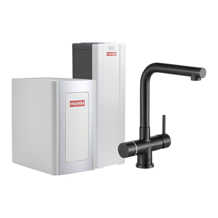 Franke Perfect4 Mondial Combi S Kokendwaterkraan - Zwart
