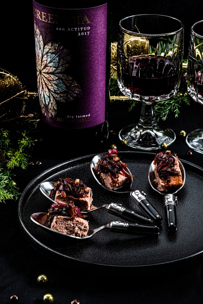 Laguiole Style de Vie Premium Line amuselepels 6-delig, zwart