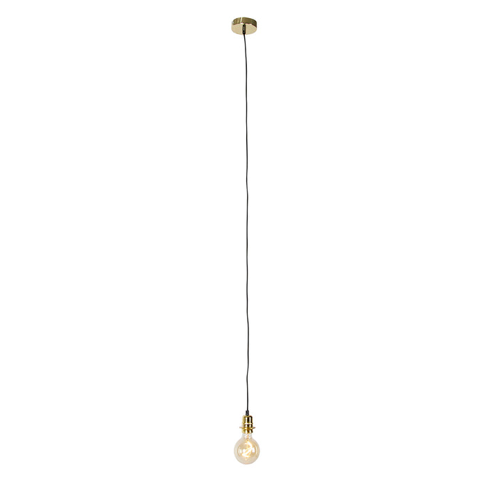 QAZQA Hanglamp cava luxe - Goud|messing - Modern - D 100mm
