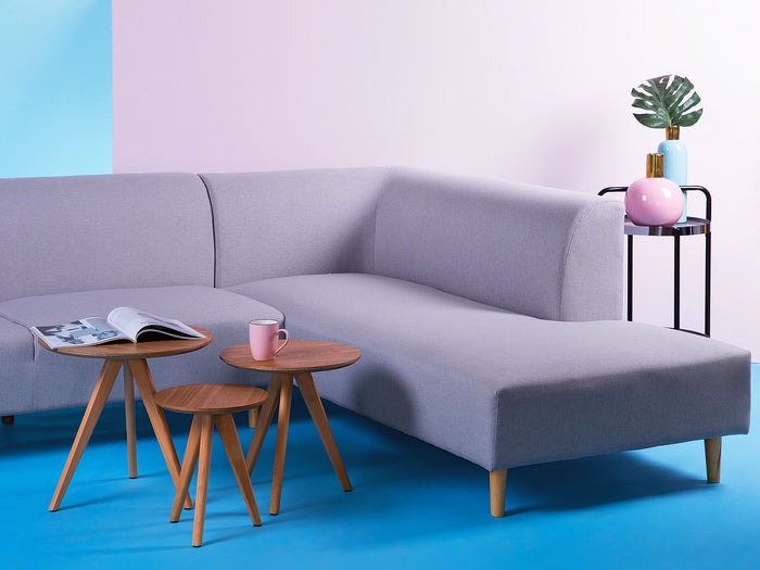 Beliani - VEGAS - Salontafel set - Lichte houtkleur - MDF