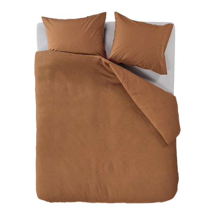 At Home by Beddinghouse Relax Dekbedovertrek 200 x 200/220 cm - Bruin