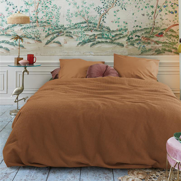 At Home by Beddinghouse Relax Dekbedovertrek 200 x 200/220 cm - Bruin