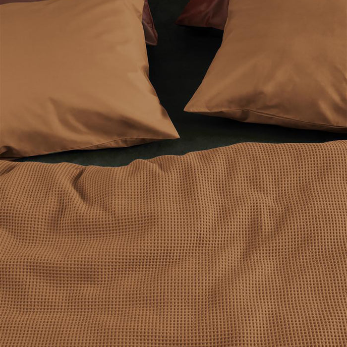 At Home by Beddinghouse Relax Dekbedovertrek 200 x 200/220 cm - Bruin