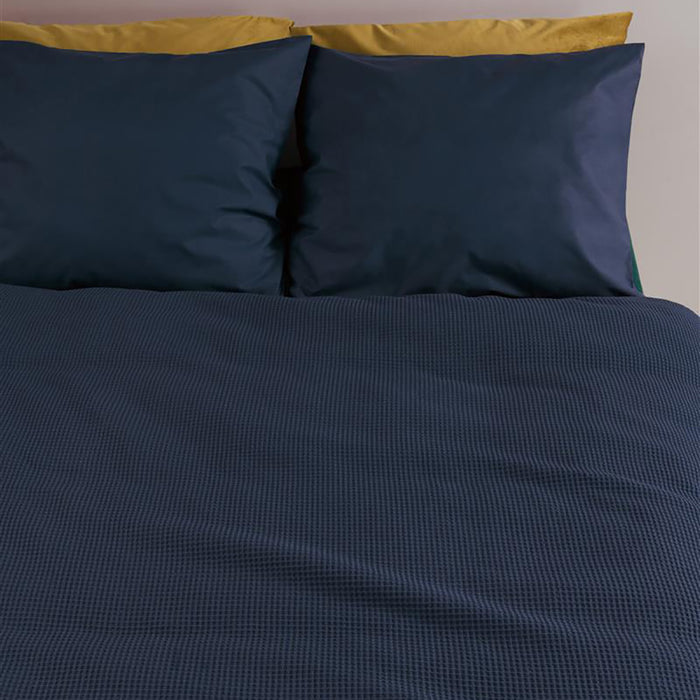 At Home by Beddinghouse Relax Dekbedovertrek 140 x 200/220 cm - Donkerblauw