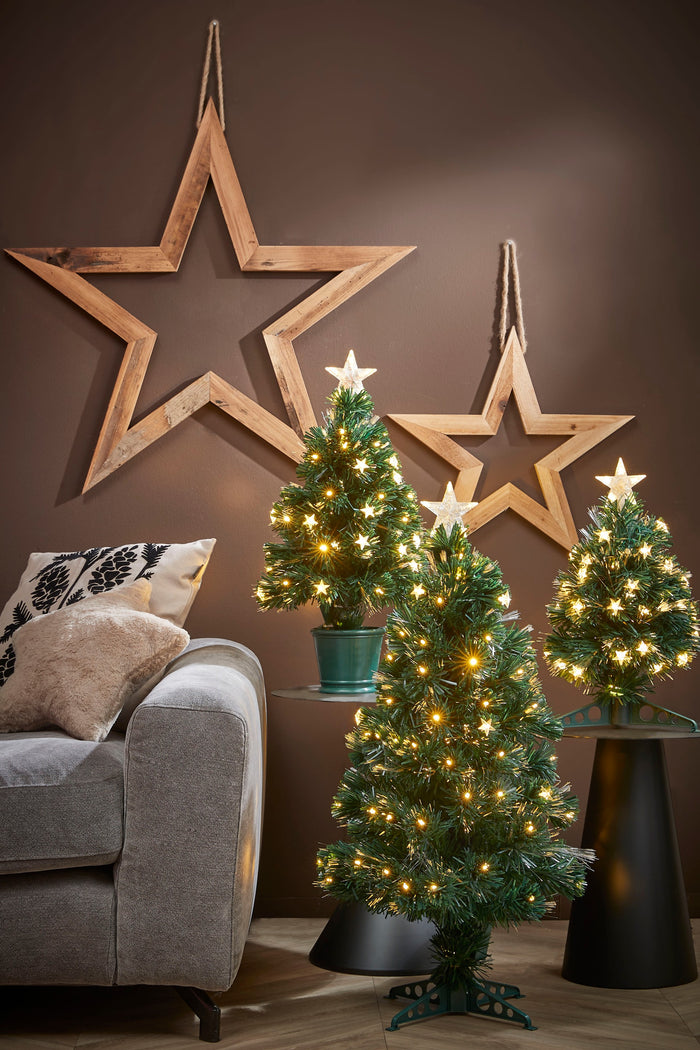 Luca Lighting Mercury Kunstkerstboom - Fibre Optic - H45 x Ø25 cm