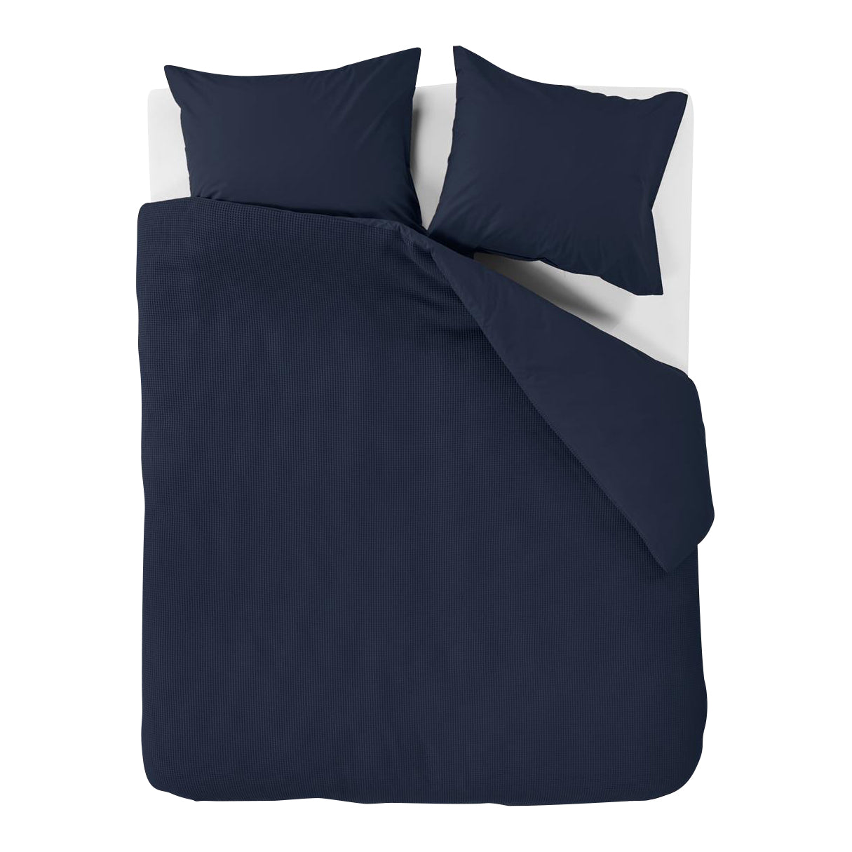 At Home by Beddinghouse Relax Dekbedovertrek 240 x 200/220 cm - Donkerblauw