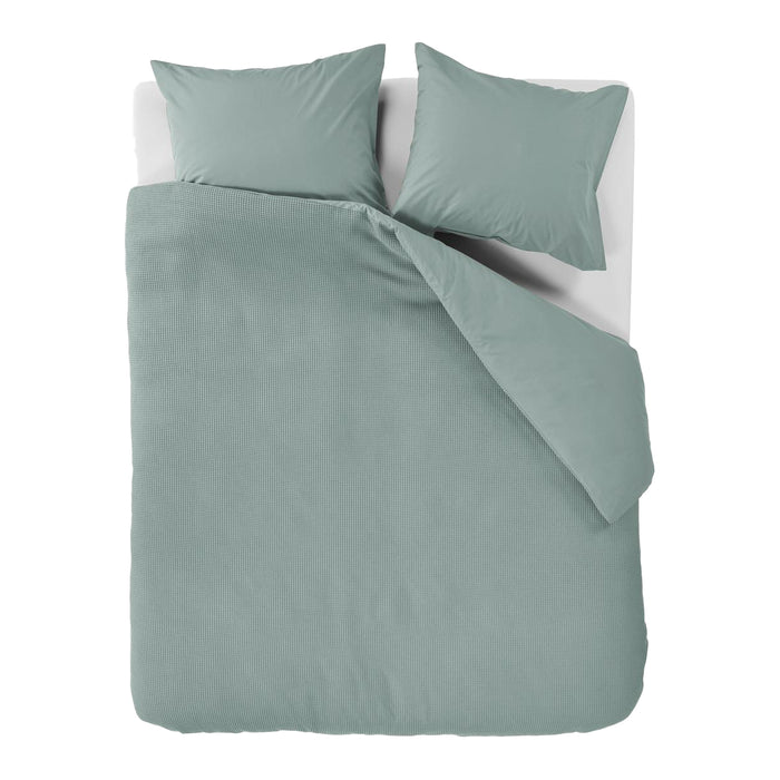 At Home by Beddinghouse Relax Dekbedovertrek 240 x 200/220 cm - Grijs/Groen