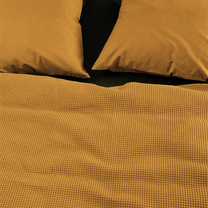 At Home by Beddinghouse Relax Dekbedovertrek 240 x 200/220 cm - Oker
