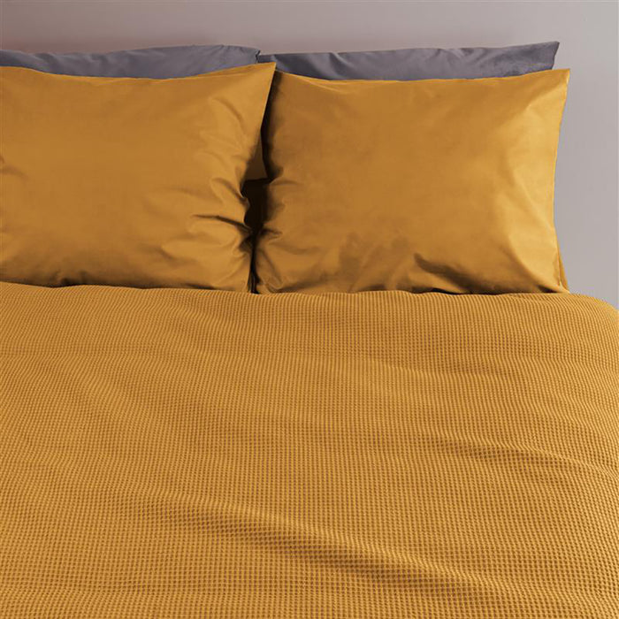 At Home by Beddinghouse Relax Dekbedovertrek 240 x 200/220 cm - Oker