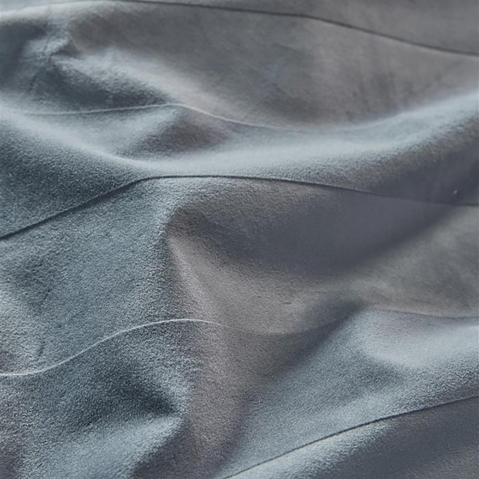 At Home by Beddinghouse Soft Shine Dekbedovertrek 140 x 200/220 cm - Blauw/Grijs