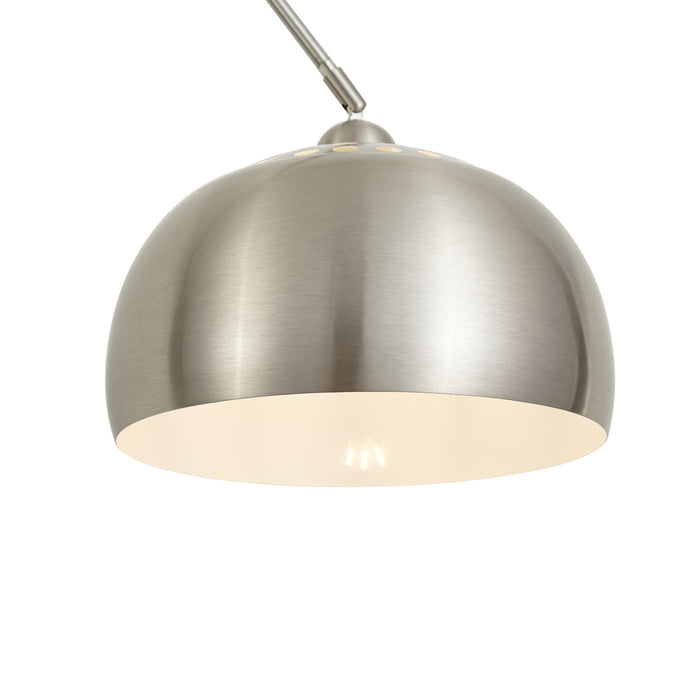 QAZQA Moderne booglamp staal verstelbaar - Grande