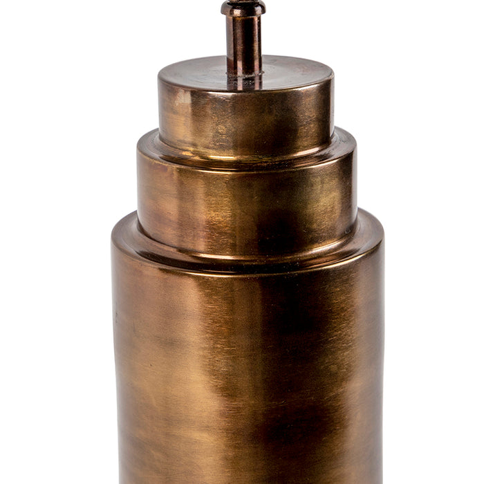 QAZQA Art Deco tafellamp brons zonder kap - Bruut