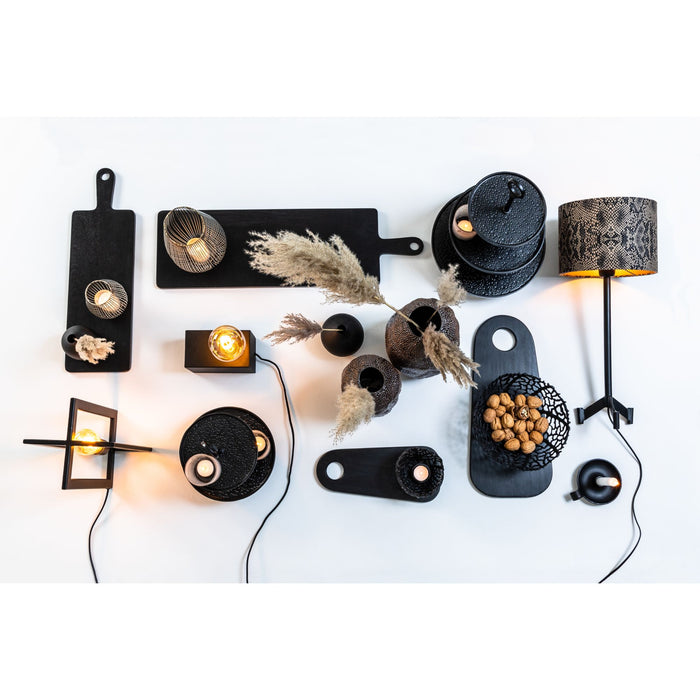 Light & Living Etagère Lutek - Zwart - 2 Laags