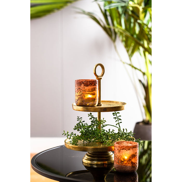 Light & Living Etagère Lutek - Goud - 2 Laags