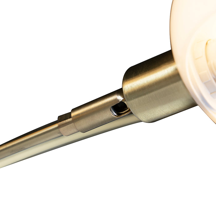 QAZQA Art deco vloerlamp goud 5-lichts - Sixties Marmo