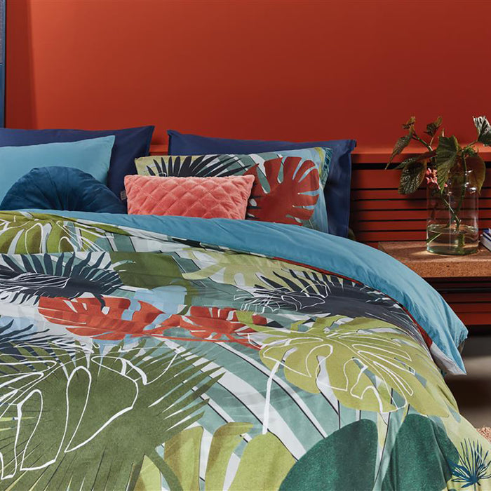 Beddinghouse Paper Leaves Dekbedovertrek 140 x 200/220 cm - Multicolor