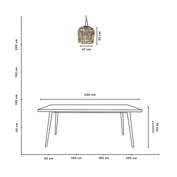 Rivièra Maison San Carlos Hanglamp