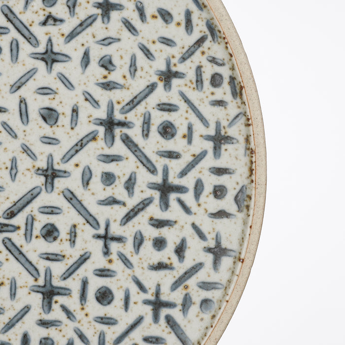 Mica Decorations Oman Bord Ø 20,5 cm - Blauw