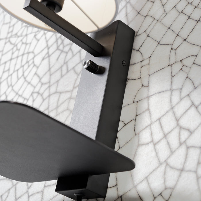 it's about RoMi Florence Wandlamp H 42 - Zwart / Zwart