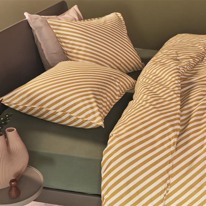 Beddinghouse Renewable Dekbedovertrek 200 x 200/220 cm - Oker