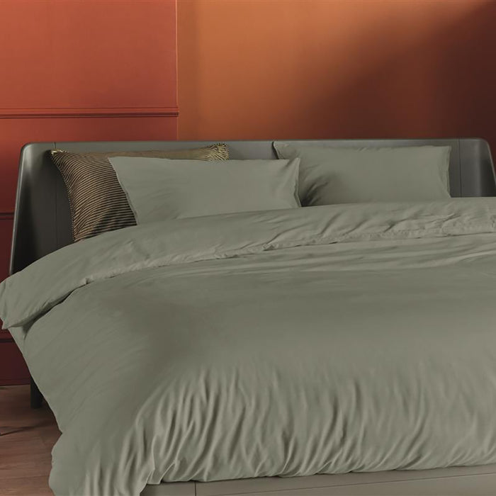 Beddinghouse Reuse Dekbedovertrek 200 x 200/220 cm - Grijs/Groen