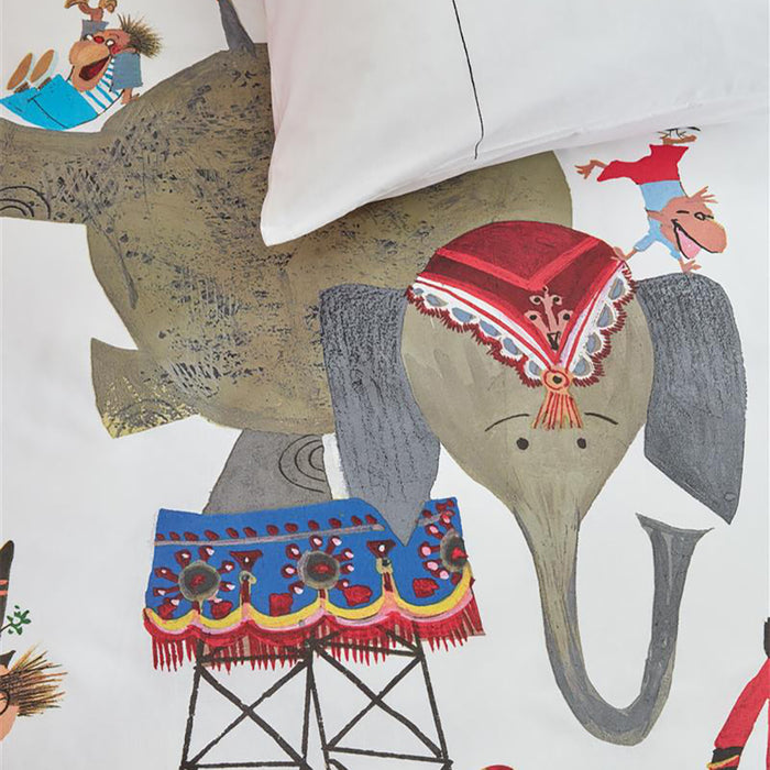 FIEP Circus Dekbedovertrek 140 x 200/220 cm - Multicolor