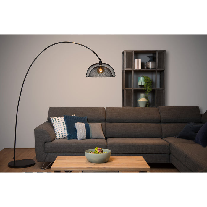 Lucide MESH Vloerlamp - Zwart