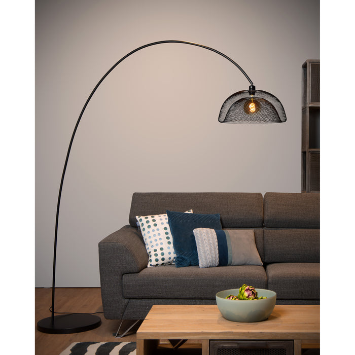 Lucide MESH Vloerlamp - Zwart