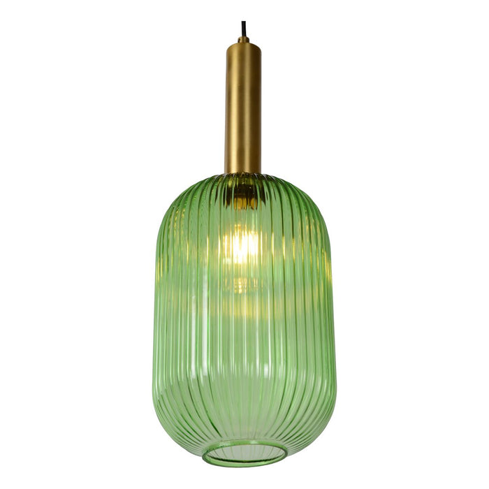 Lucide Maloto Hanglamp Cilinder - Groen