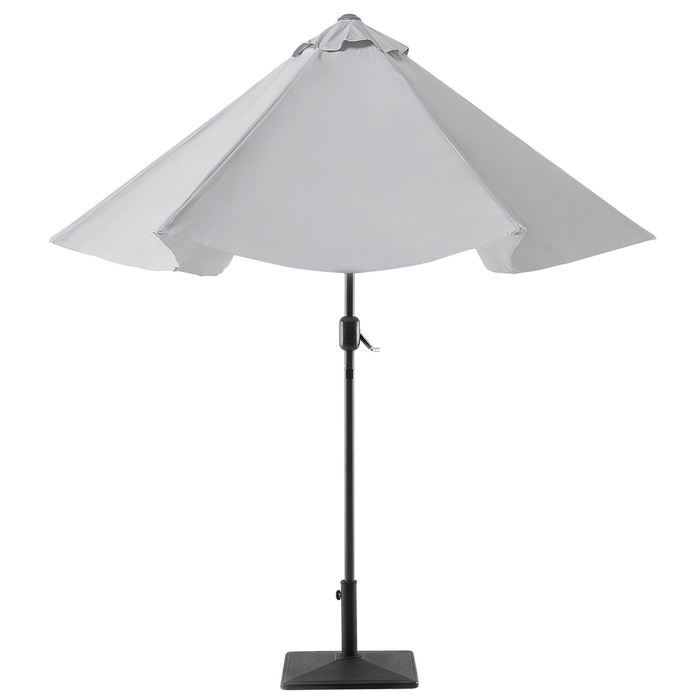 Beliani - VARESE - Parasol - Lichtgrijs - 270 cm - Polyester